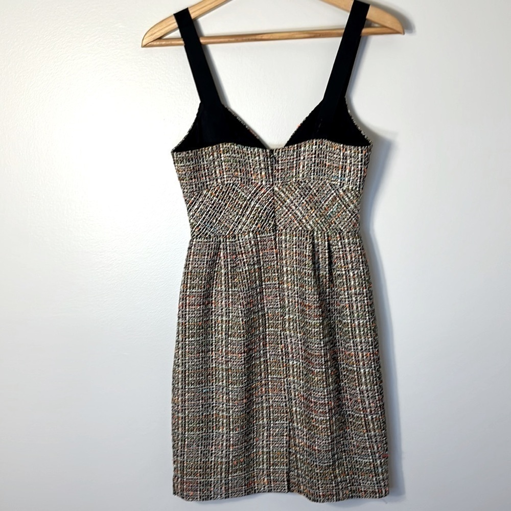 TRINA TURK • LOS ANGELES • MULTI-COLORED WOVEN DRESS • SIZE 0